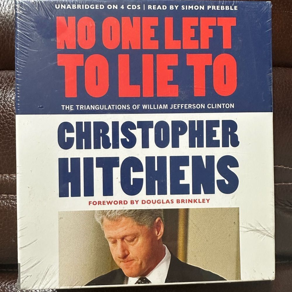 No One Left to Lie To 4 CDs: The Triangulations of William Jefferson CD audio